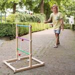 BS Toys Leitergolf Wurfspiel - Wurfspiel für Kinder - Laddergolf - für Kinder ab 6 Jahren - Mehrfarbig