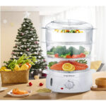 Aigostar Fitfoodie 30CFO Dampfgarer 9L, 3-Etagen (800W, BPA-frei) mit Timer