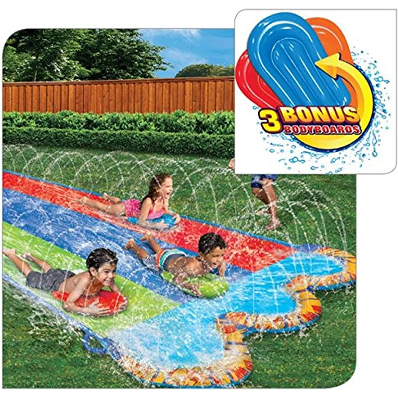 Banzai 1 Banzai 42329 Triple Racer Water Slide