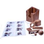 Logoplay 2066 Flaschen-Tresor - Denkspiel aus edlem Holz