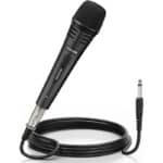 TONOR Dynamisches Mikrofon mit XLR-Kabel, 6,35mm Klinke: Ideal für Karaoke, DVD und KTV Audio