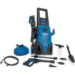 Scheppach Hochdruckreiniger HCE1650 | 135 bar | 5m Schlauch | 408 L/h | Quick Connect | Reinigungsmitteltank | 9-tlg. Zubehör