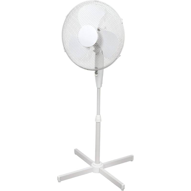 ito1 ito electronics Standventilator, 40 cm, weiß, oszillierend, 3 Geschwindigkeiten, höhenverstellbar