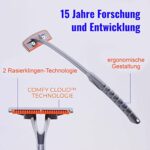 BRO SHAVER Rückenrasierer Herren – Edelstahlstab