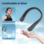 HandFan 5000mAh Tragbarer Blattloser Nackenventilator – USB, Blau, Für Outdoor & Büro