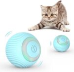 IOKHEIRA LED Katzenball – Interaktives, wiederaufladbares 360-Grad-Spielzeug