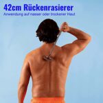BRO SHAVER Rückenrasierer Herren – Edelstahlstab