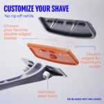 BRO SHAVER Rückenrasierer Herren – Edelstahlstab