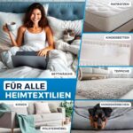 CLEANmaxx Milben-Handstaubsauger – 99 % Milbenvernichtung mit UV-C-Licht | Chemiefrei & Allergikerfreundlich für Matratzen