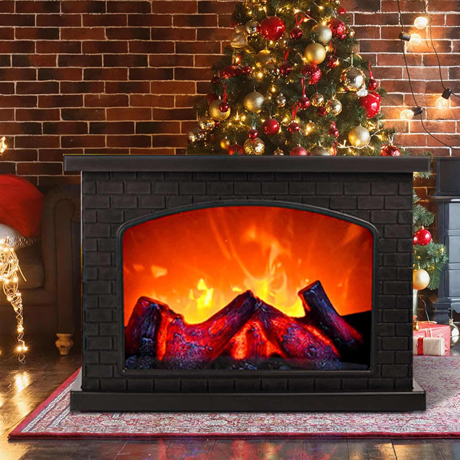 814a9va10GL._AC_SL1500_ LED Kamin mit Flammeneffekt – Touch-Steuerung, USB & Batterie, Elektrischer Tischkamin für Zuhause – Bild 1