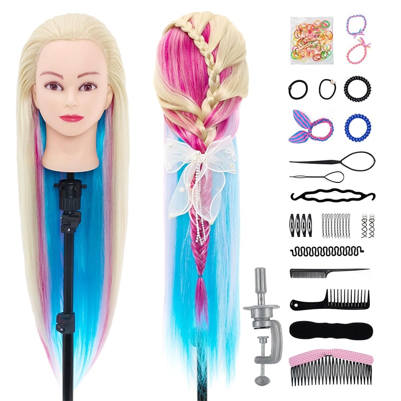Frisierkopf 2 Neverland Beauty 66cm Trainingsköpfe für Friseure Übungskopf