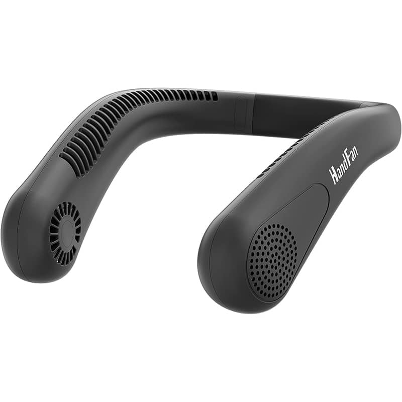 HandFan 1 HandFan 5000mAh Tragbarer Blattloser Nackenventilator – USB, Blau, Für Outdoor & Büro