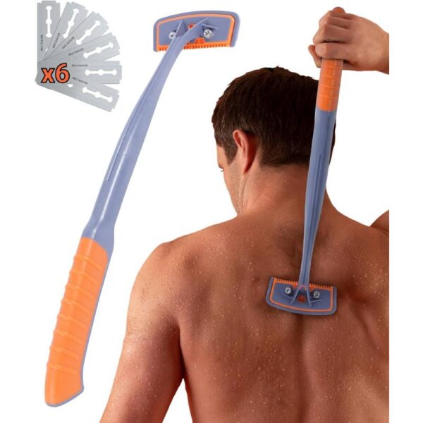 BroShaver Männer-Rückenrasierer – Nass & Trocken
