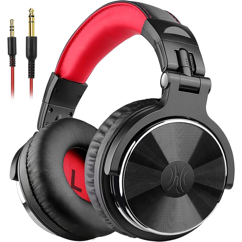 OneOdio 6 OneOdio Over-Ear Kopfhörer - 50mm Treiber, Bass, 6.35 & 3.5mm Klinke, Studio & DJ