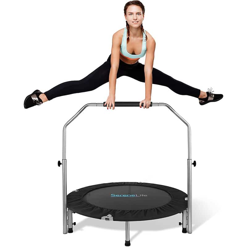 SereneLife schwarz SereneLife Tragbares & faltbares Trampolin