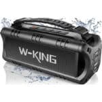 W-KING 30W Bluetooth Lautsprecher - Tragbare Boombox mit sattem Bass, IPX6, 24h Spielzeit, USB/TF/AUX, EQ