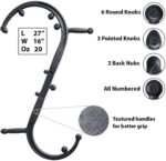 Body Back Buddy Triggerpunkt-Massagegerät – Schmerzlinderung für den Rücken (Schwarz)