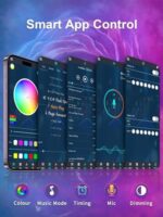 RGB LED Hintergrundbeleuchtung für TV (5M/16.4ft) - Musik-Sync, geeignet für 32"-80" Fernseher - Party & Dekor