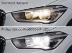 Philips Ultinon Pro6000 H7-LED Scheinwerferlampe – Strassenzulassung, 230% mehr Helligkeit