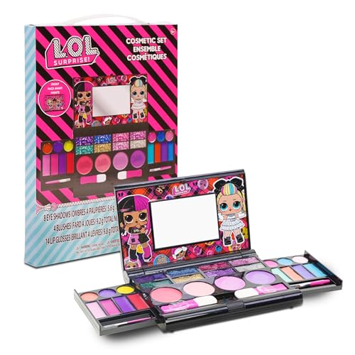 Version 1.0.0 L.O.L Surprise! Kinderschminke Set – Make-up für Mädchen mit Lipgloss & Nagellack