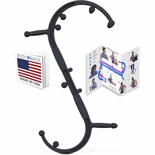 Body Back Buddy Triggerpunkt-Massagegerät – Schmerzlinderung für den Rücken (Schwarz)