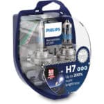 Philips Halogen RacingVision GT200 H7 Scheinwerferlampe +200%, Doppelset 12972RGTS2 Twin box, Silber