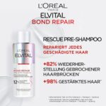L'Oréal Elvital Bond Repair Set - Haarpflege mit Pre-Shampoo, Shampoo & Spülung – Schutz vor Haarbruch & mehr Glanz