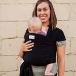Sleepy Wrap Babytrage – Elastisches Tragetuch ab Geburt bis 15 kg, Ergonomisch & Freihändig