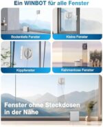 ECOVACS WINBOT W2 Omni Fensterputzroboter mit Kantenreinigung & 6-in-1 Station