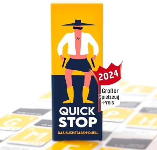 ATM Gaming Quickstop – Rasantes Buchstaben-Duell für 2-7 Spieler ab 10 Jahren