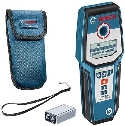 51JVBLIDyL._AC_.jpg Bosch Professional GMS 120 Ortungsgerät – Digital mit max. Detektionstiefe für Holz, Metall & Leitungen