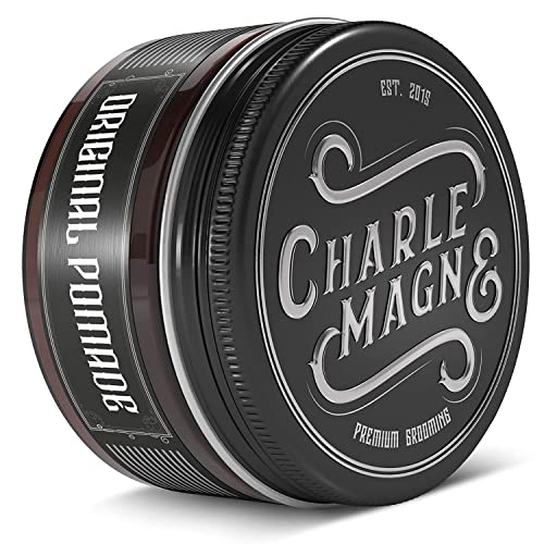 Version 1.0.0 Charlemagne Original Pomade Wasserbasiert - Starker Halt, Edler Duft & Glanz