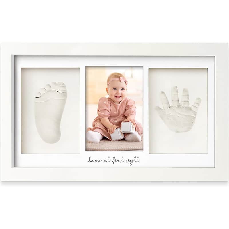 Baby Handabdruck und Fussabdruck Set