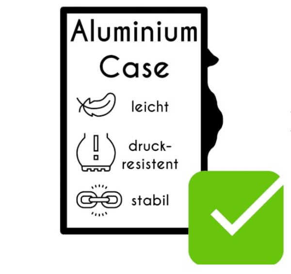 Höchste Sicherheit - Durch hochwertiges Aluminium
