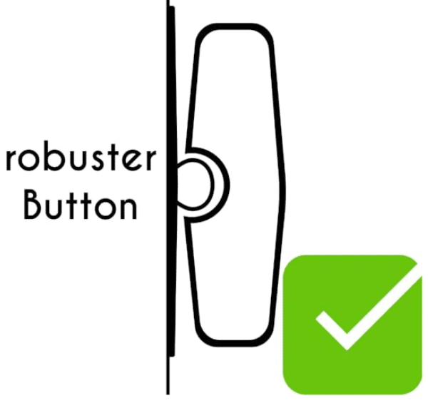 Höchste Sicherheit - Durch robuster Druckknopf Dein Druckknopfverschluss sorgt für eine sichere Aufbewahrung deiner Geldscheine und Karten.