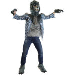 Spooktacular Creations Deluxe Werwolf Kostüm für Kinder – Mit Maske, Klauen-Handschuhen & Stiefelüberzügen