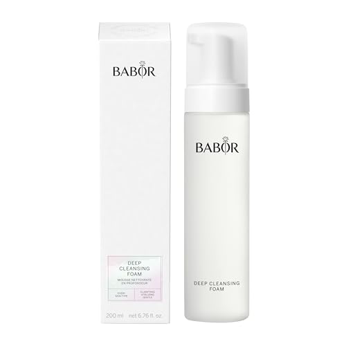 Version 1.0.0 BABOR CLEANSING Foam – Erfrischender Reinigungsschaum für Mischhaut & ölige Haut, Vegan, 200 ml