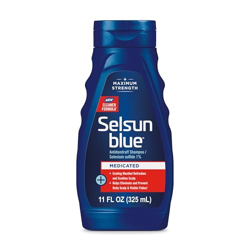 Selsun Blue Medicated Antischuppen Shampoo – Maximum Strength, 11 oz