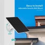 YCTechLife 6W Solarpanel für Akku-Kameras, USB Solarmodul mit 9,8ft Kabel, kompatibel mit wiederaufladbaren Batterien, hohe Effizienz