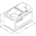 Electronicx Wohnwagen AGM Batterie 100Ah 12V - Mover Solarbatterie Camping Solar Akku batterien wohnmobil solaranlage deep-cycle-batterien camper 100 Ah Akkus