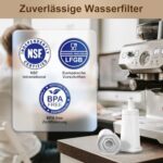 ARETHONE Wasserfilter Ersatz für Sage Kaffeevollautomaten (3–6 Stück), kompatibel mit Barista Express/Pro & mehr (SES810–SES990)