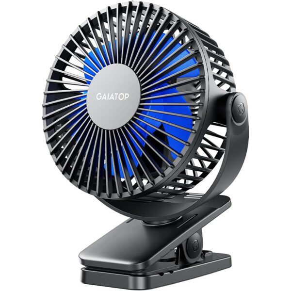 Gaiatop Clip-Ventilator – Kompakt, leistungsstark & wiederaufladbar (3 Stufen)