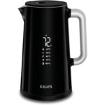 Krups Smart'n Light Wasserkocher – 5 Temperaturen, 1,7L, Edelstahl-Innenraum, doppelwandig