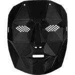 Balinco The Game Kostüm-Set – Maske, Sturmhaube, Handschuhe & Spielkarte für Halloween & Karneval
