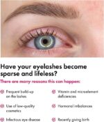 Wimpernwachstumsserum - Wimpern und Augenbrauenwachstumsserum für längere dickere vollere Wimpern