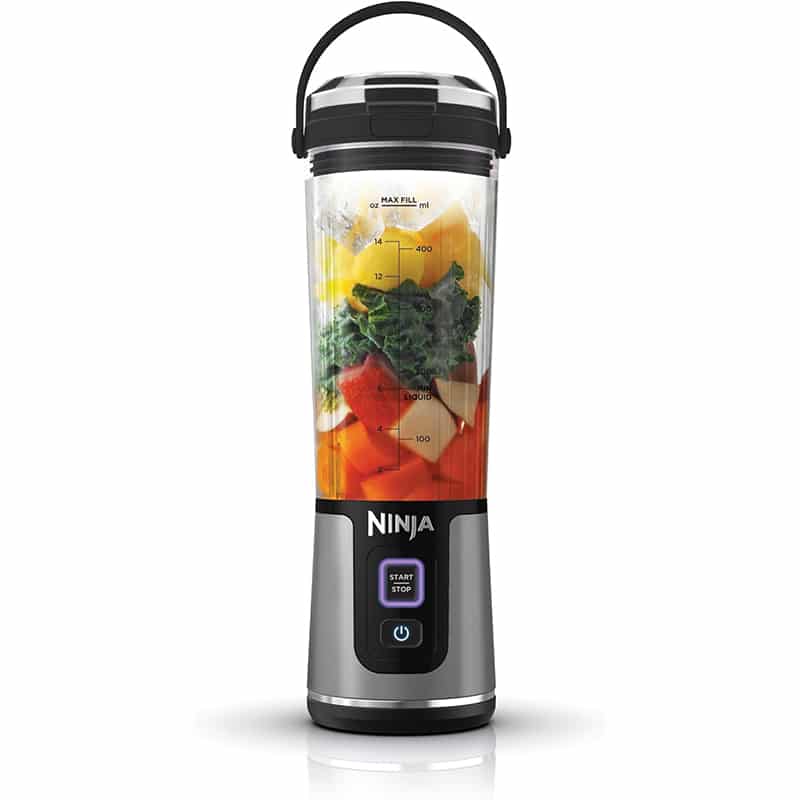 Mixer 1 Ninja Blast Kabelloser Mixer – 530ml Smoothie Maker, zerkleinert Eis & Obst