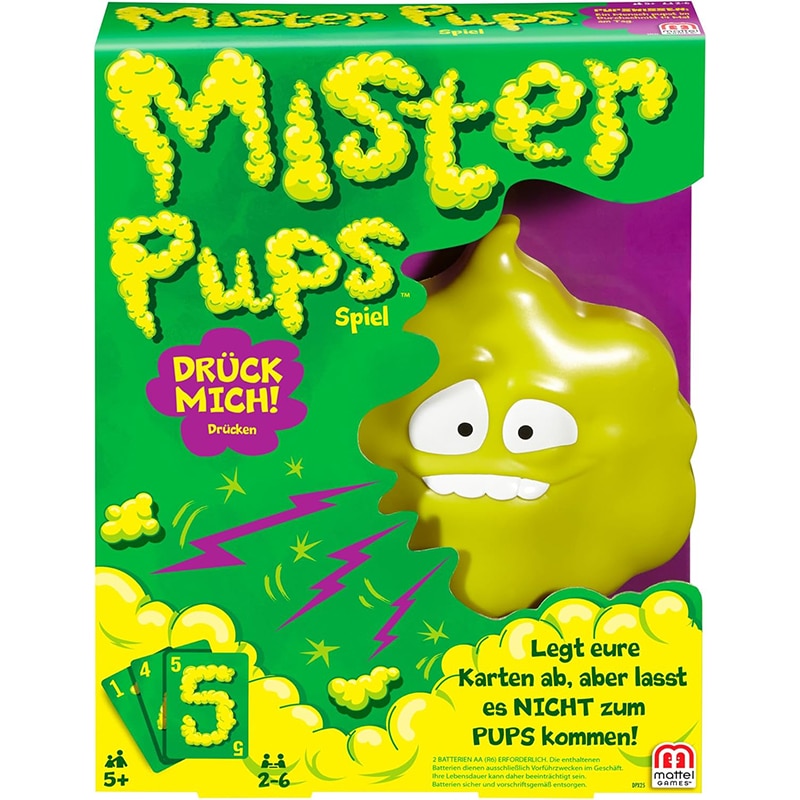 Mister pups Mattel Mister Pups – Lustiges Kartenspiel für Kinder & Familien (2–6 Spieler)
