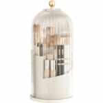Make Up Kosmetik Organizer, 360 drehbarer Make-up-Pinselhalter, Organizer, transparent, staubdicht