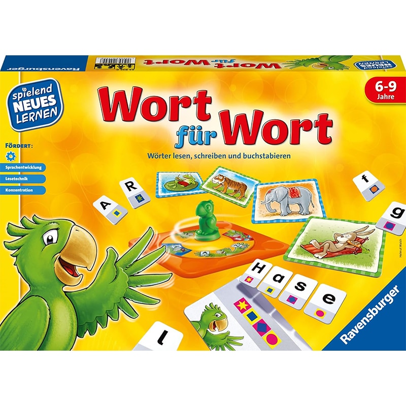 Ravensburger Ravensburger Wort für Wort – Lernspiel für Kinder (6-9 Jahre), 1-4 Spieler