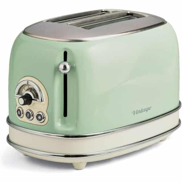 Ariete Vintage Toaster 155 – 2-Scheiben Retro-Toaster mit 6 Stufen
